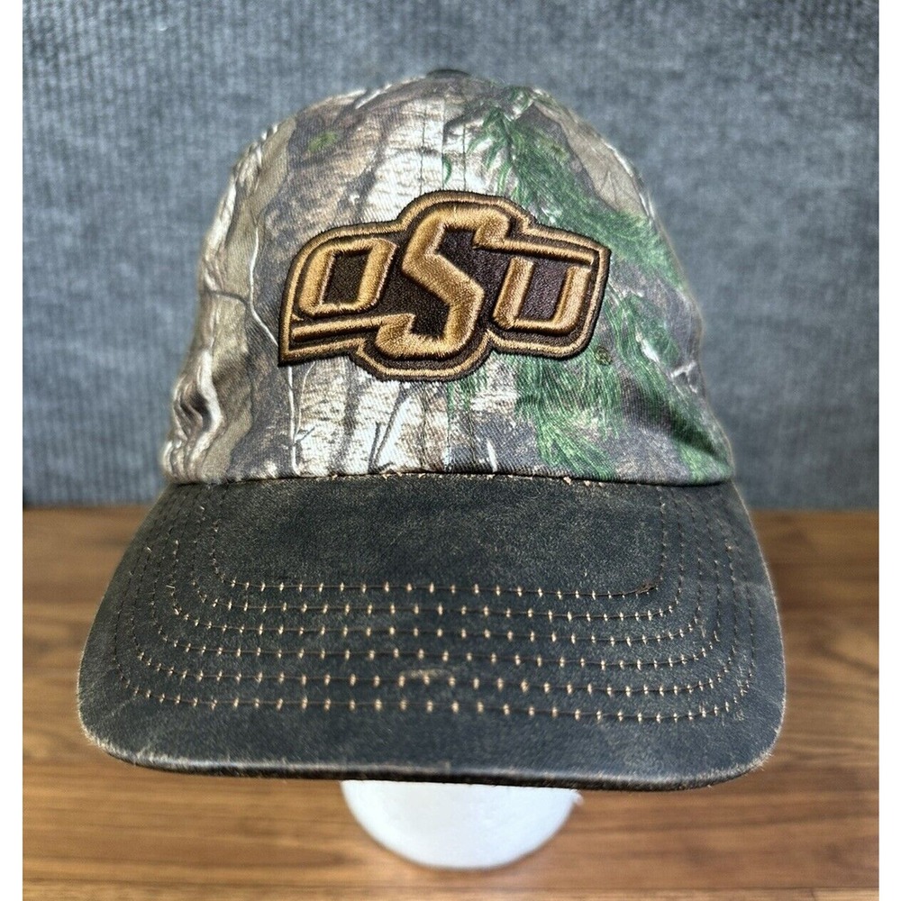 OSU Oklahoma State Cowboys Camo Hat Top of the World Adjustable Cap Mens OSFM